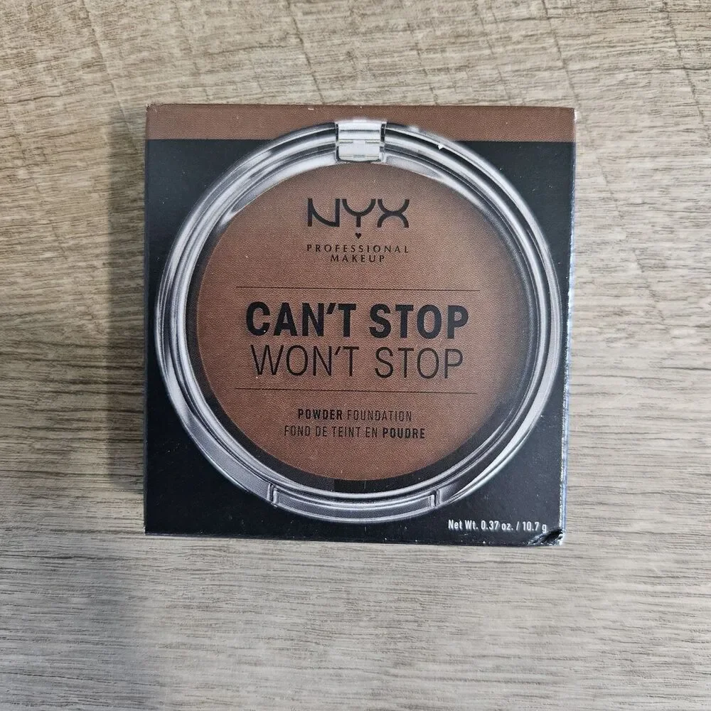 2pk NYX Can't Stop Won't Stop Setting Powder Foundation Finish Deep CSWSPF22